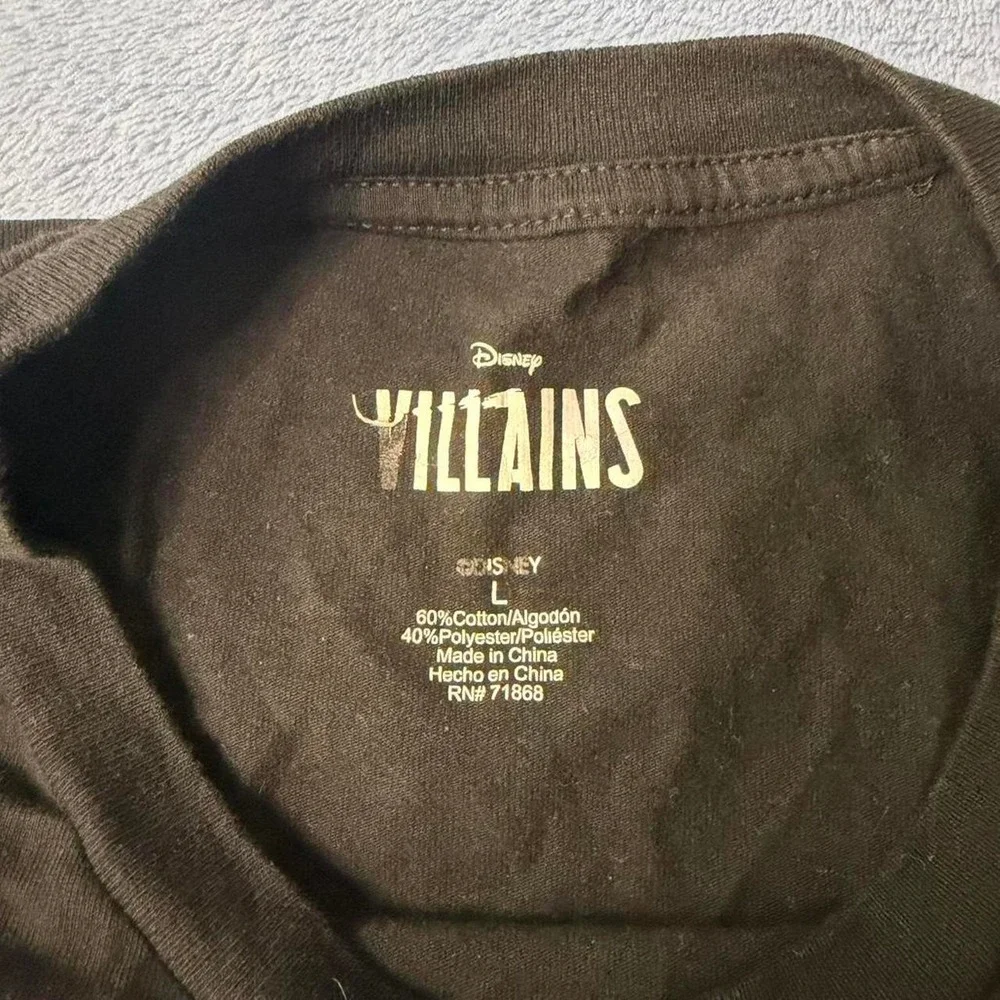 Vintage Disney Villains black cotton t-shirt Size L
